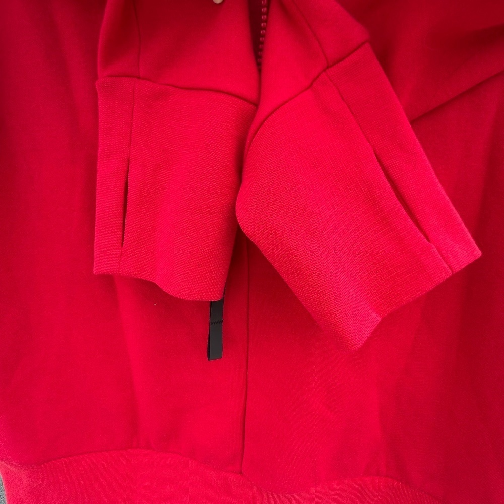 Fabletics Red Zaylee Funnel Neck Tunic Oversized Size Small in Red Zip-up - Picture 9 of 11